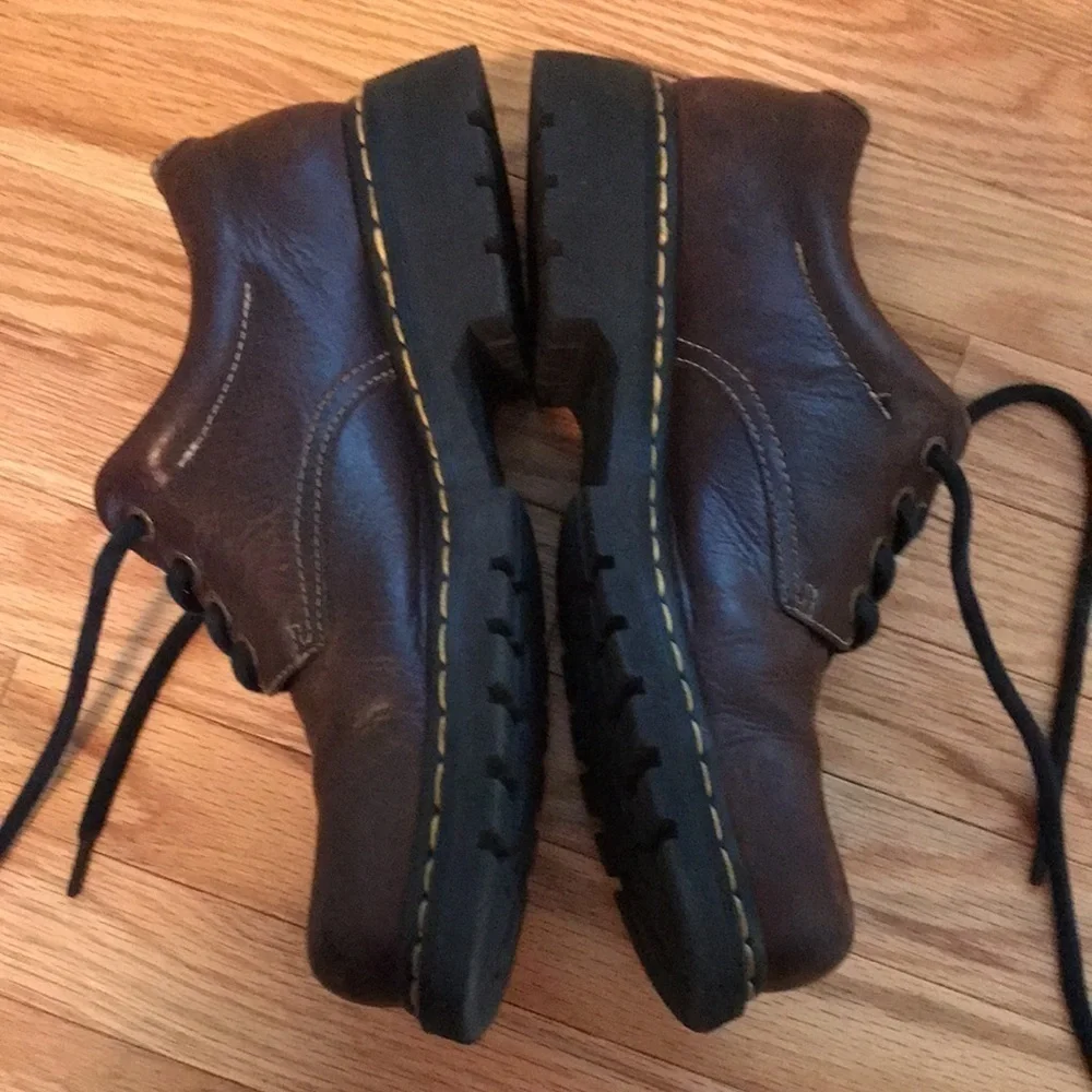 DR Martens Men’s Oxford Shoes Size 12 Brown Leather Excellent Preowned Condition